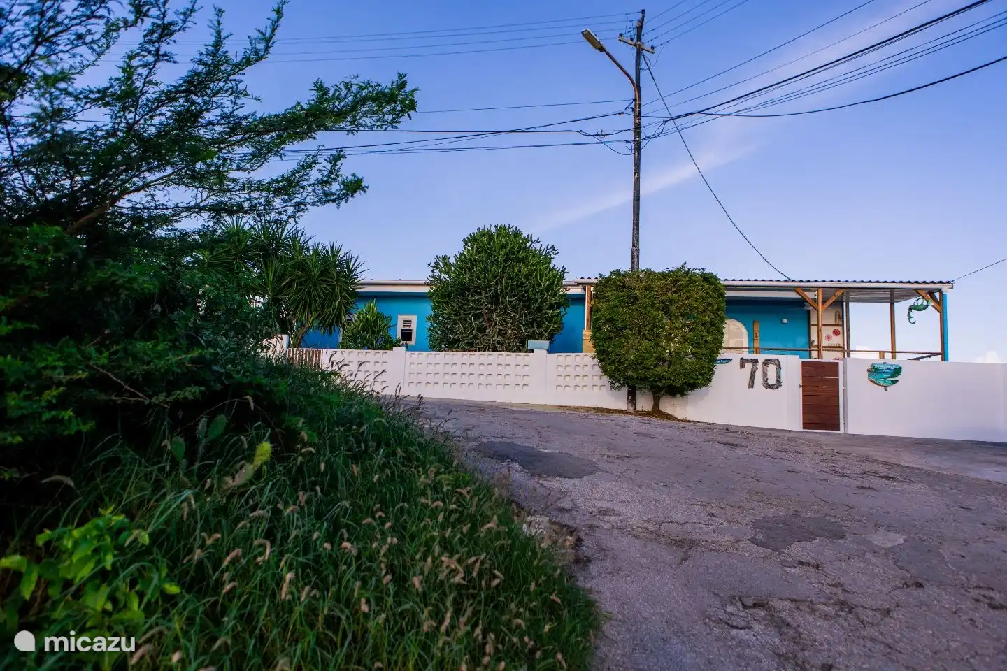 Vue de la maison dans laquelle se trouve l'appartement