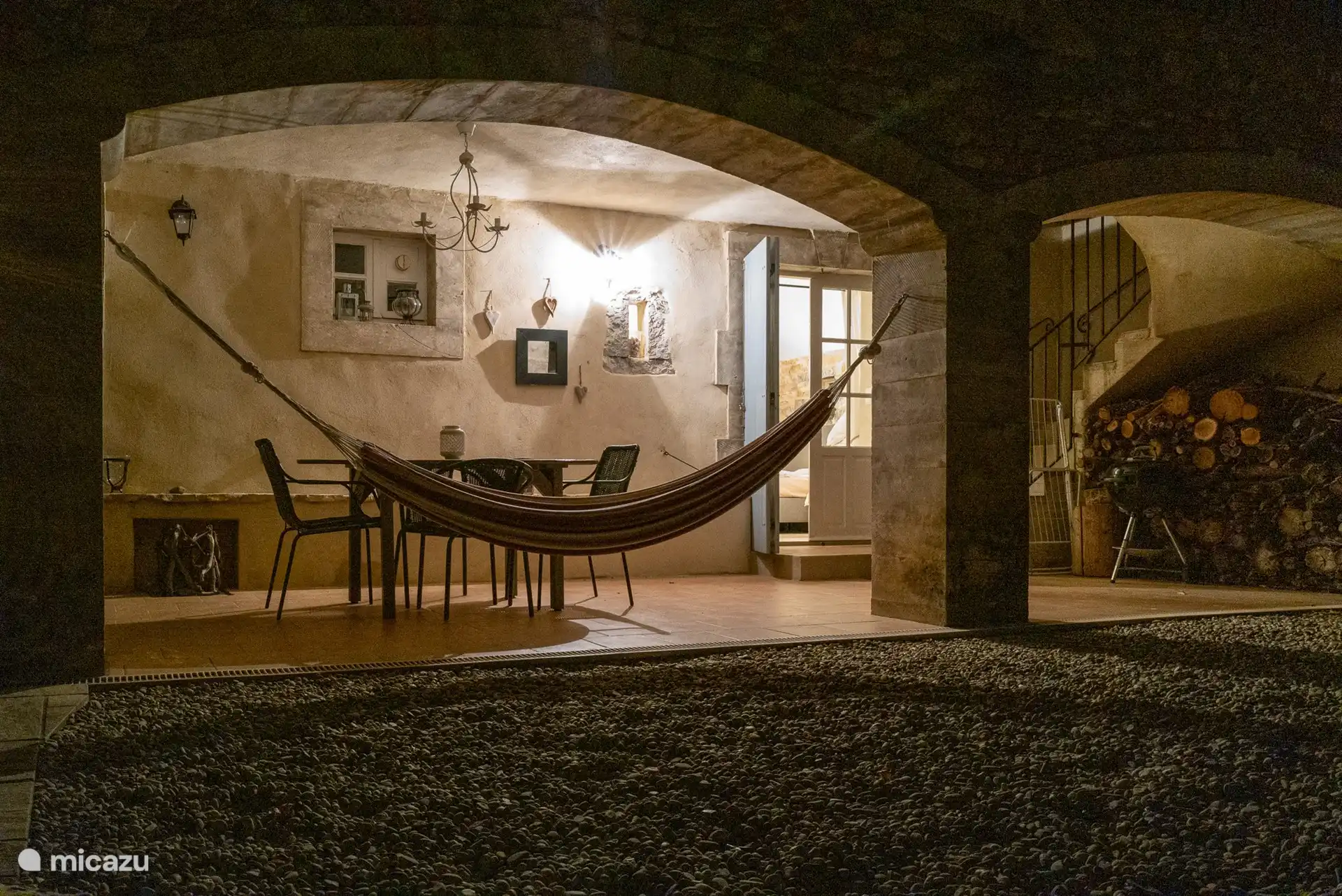 Terrasse de la chambre principale.