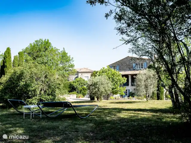 Gîte Le Bel Endroit huren in Frankrijk, Ardèche, Saint-André-de-Cruzières - gîte / cottage 1e terras met fijne ligstoelen en voldoende schaduw