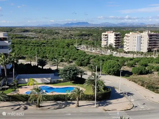 Que Vida! - ático en España, Costa Blanca, Los Arenales del Sol - penthouse Vista desde el balcón lateral derecho del Clot de Calvany