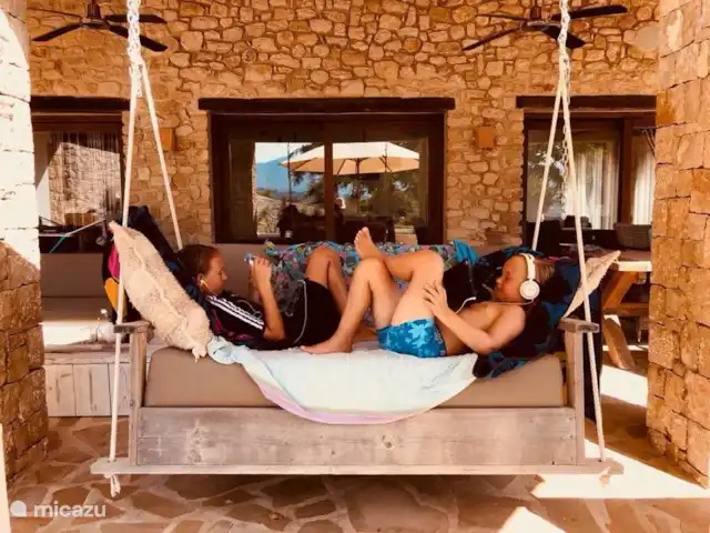 Finca Feliz en España, Costa Blanca, Benissa - villa Descansar en la Naya (terraza cubierta)