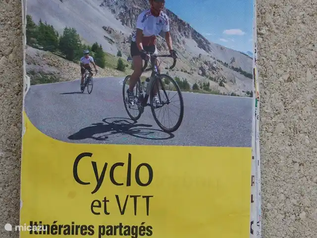 l'Ecrin du Lac sur le lac de Serre-Ponçon | France, Hautes-Alpes, Chorges - appartement il y a de quoi faire : de belles balades à vélo (NB ce sont les Alpes)