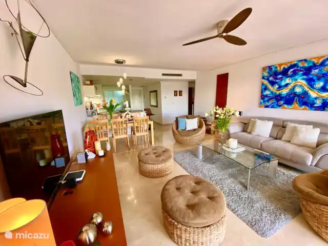 Emplacement de choix avec trois chambres | Espagne, Costa Blanca, Altea - appartement Appartement Altea Salon Avec Mobilier Luxueux