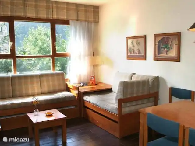 Bacquera 2 | Espagne, Pyrénées espagnoles , Naut Aran - appartement Le salon/salle à manger avec canapés-lits.