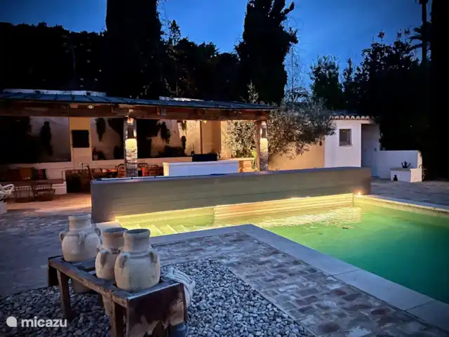 Casa Pilar (bain à remous, poêle à granulés...) | Espagne, Costa Blanca, Jávea - villa Ambiance du soir...