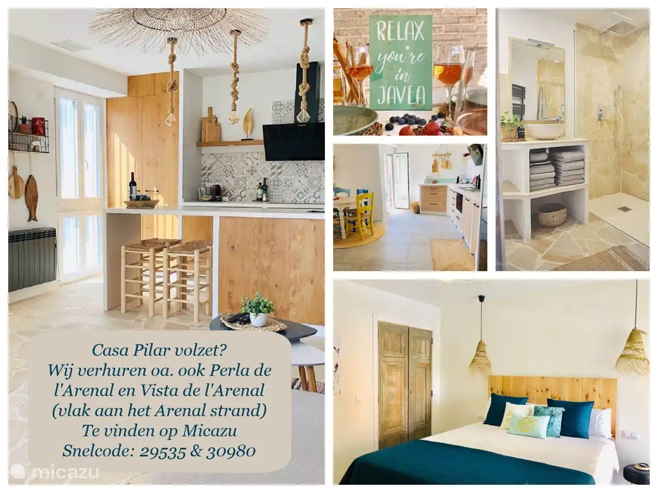 Casa Pilar est complet ? Bienvenue également dans l'un de nos hébergements de plage :-)