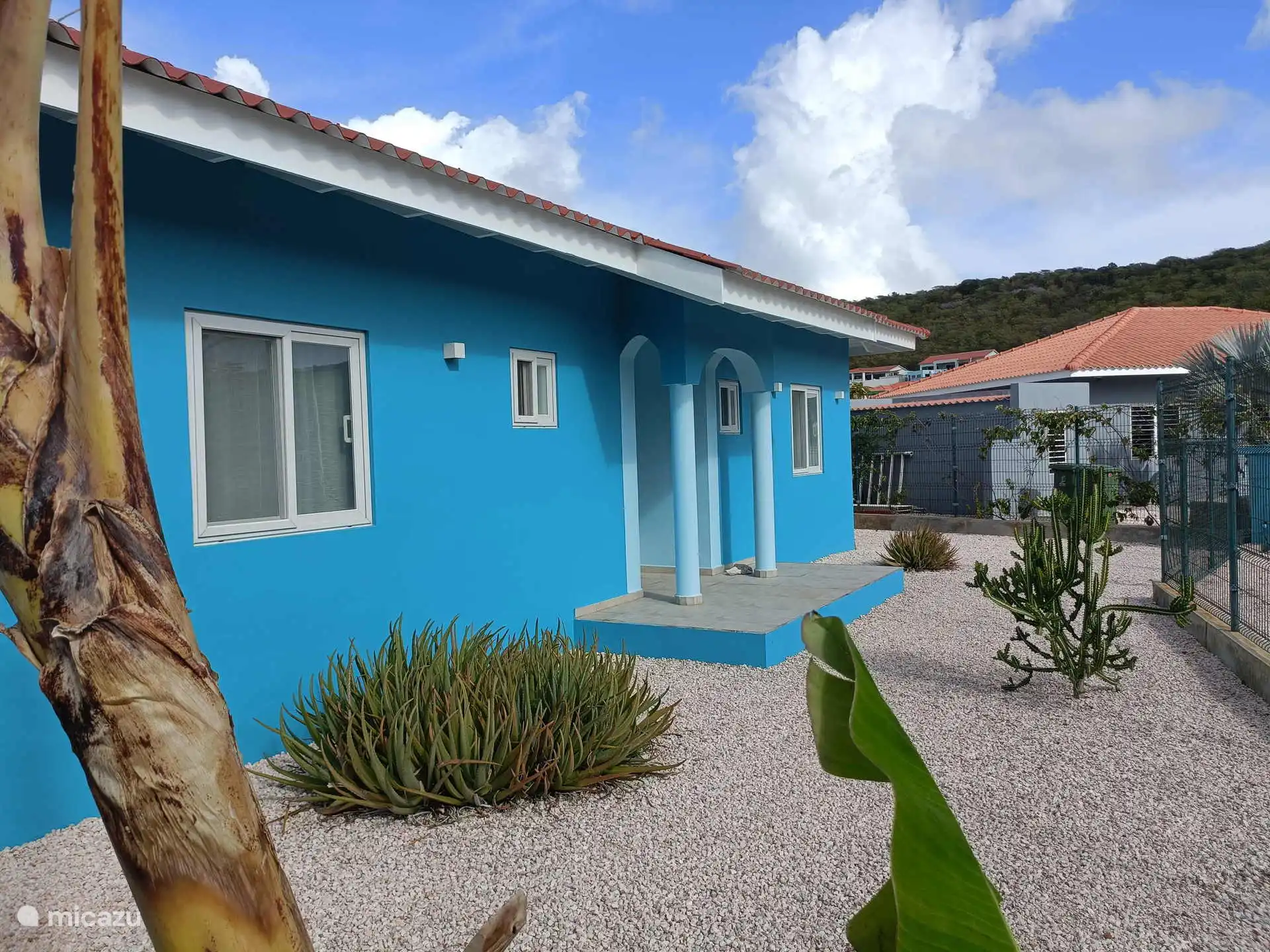 Voorzijde van de Villa