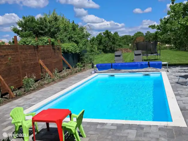 vakantiehuis huren in Hongarije, Tiszameer, Poroszlo – Mélody Haz zwembad 7m x 3,5 m