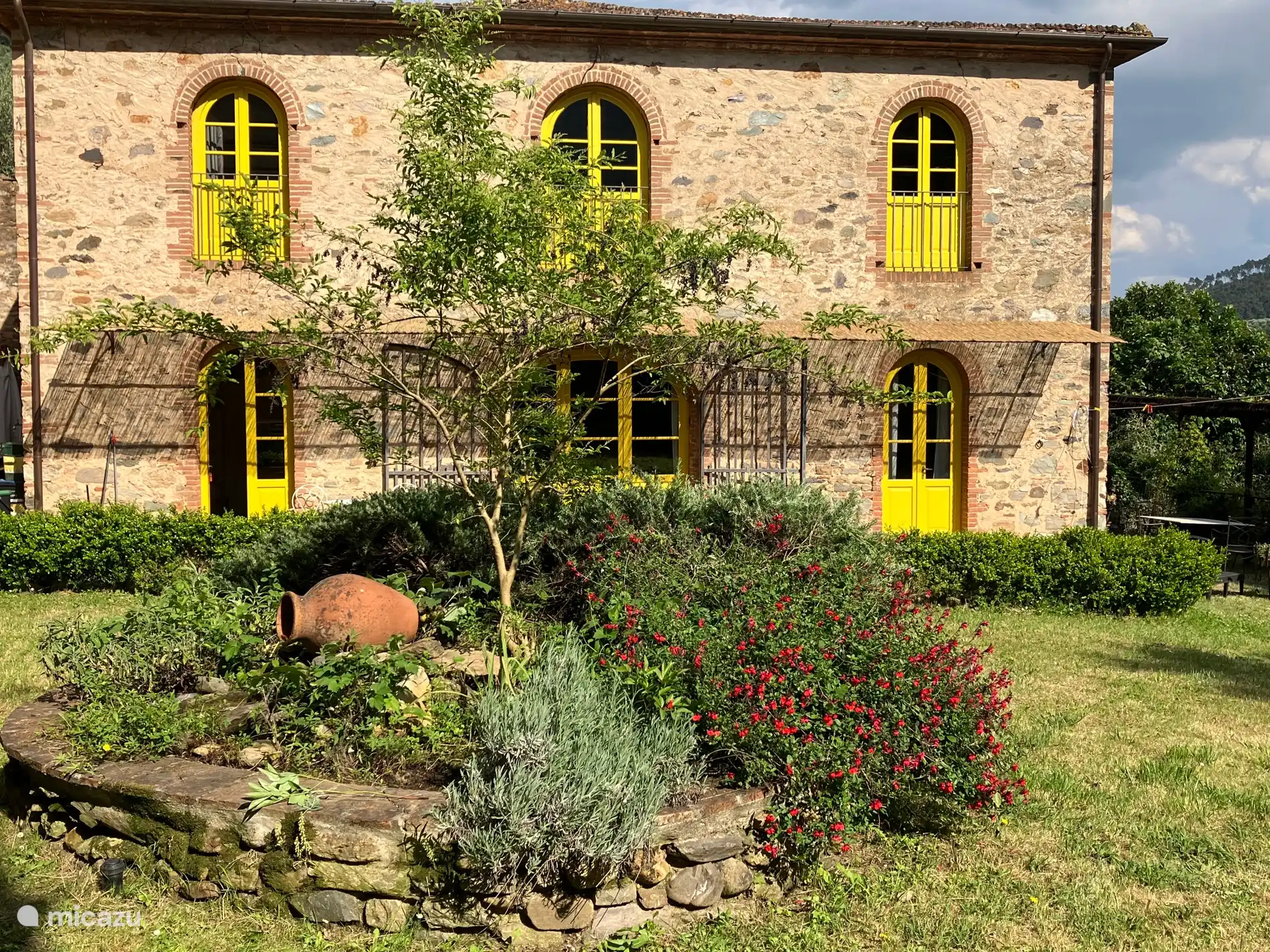 The barn in April 2025