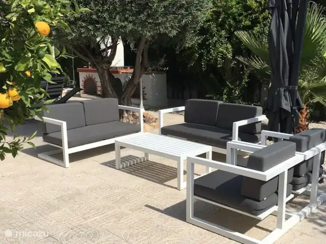 casa del mar en España, Costa Blanca, Ciudad Quesada - villa la sala de estar y barbacoa