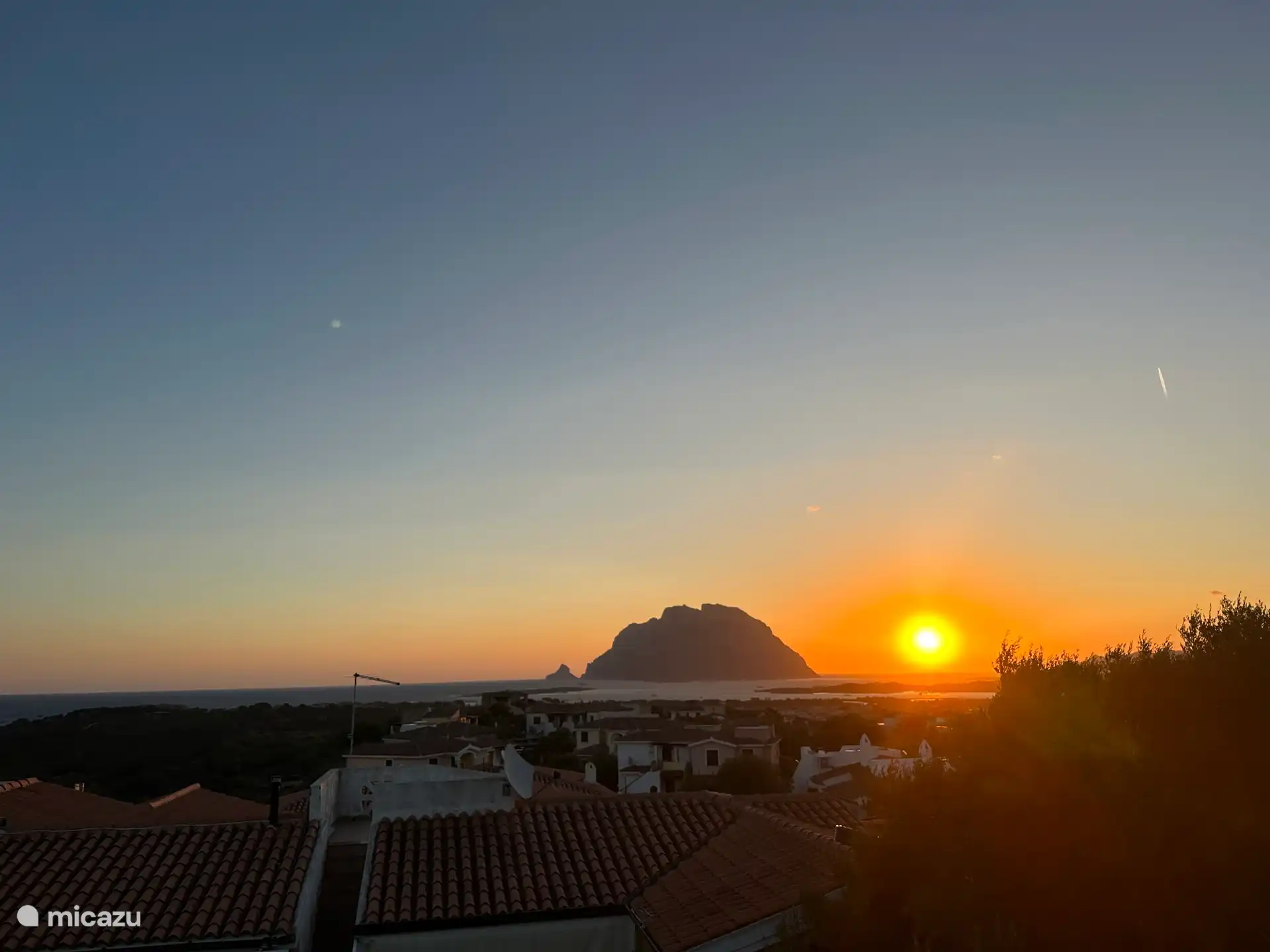 Sonnenaufgang auf der Dachterrasse 