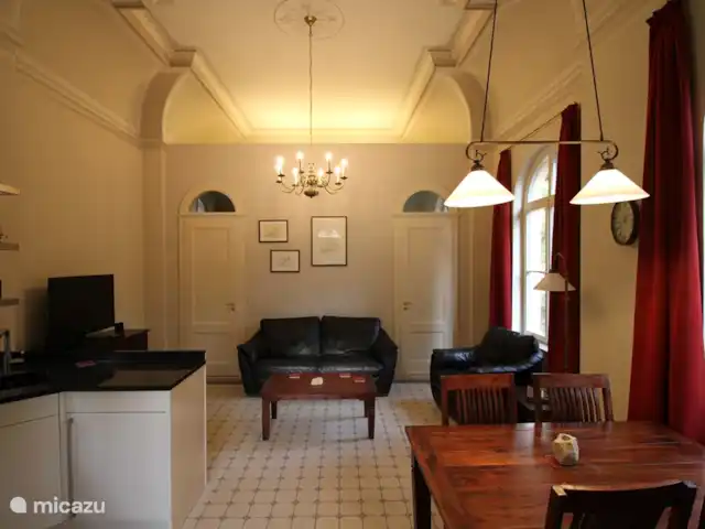 Jagdschloss Bielatal Sophia huren in Duitsland, Saksen, Rosenthal-Bielatal - vakantiehuis De woonkamer in het vakantiehuis Sophia.