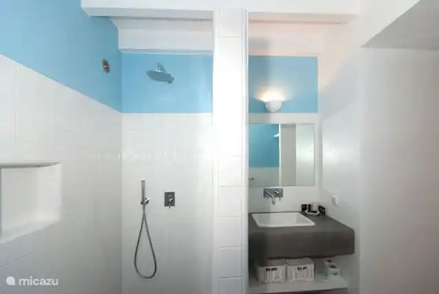 Badezimmer mit Regendusche