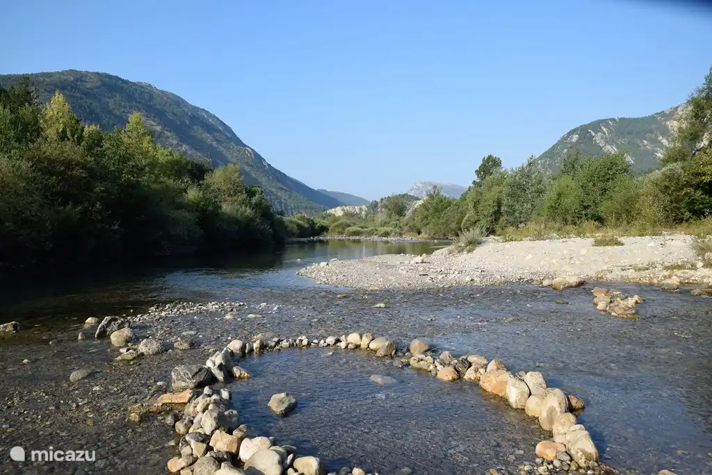 A 150 metros a pie del Verdon.