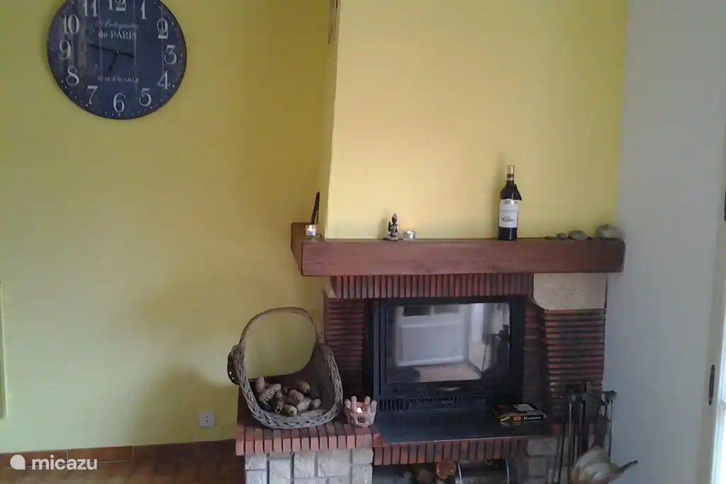 Chimenea en el salón