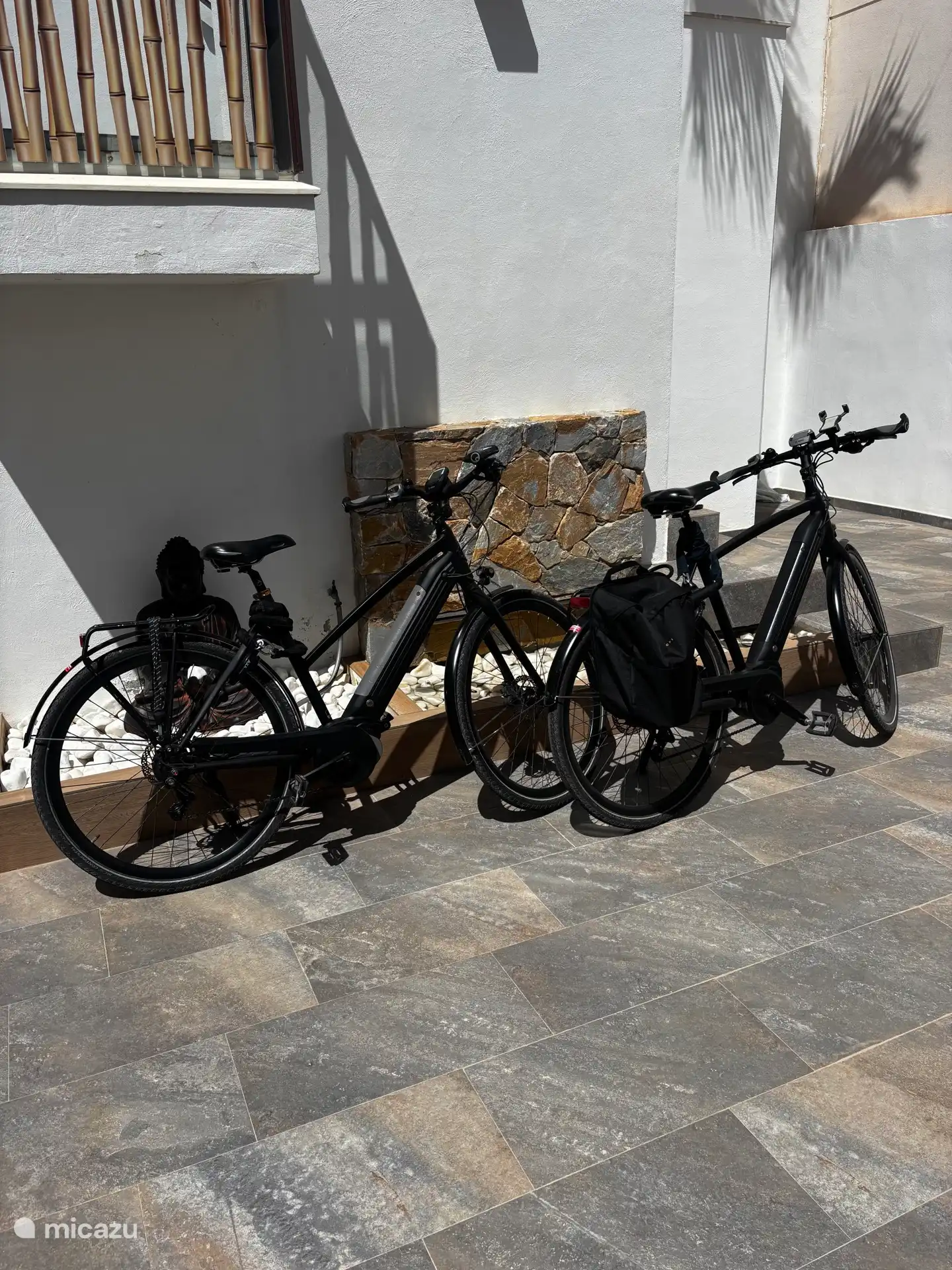 Optional to rent: 2 Gazelle e-bikes