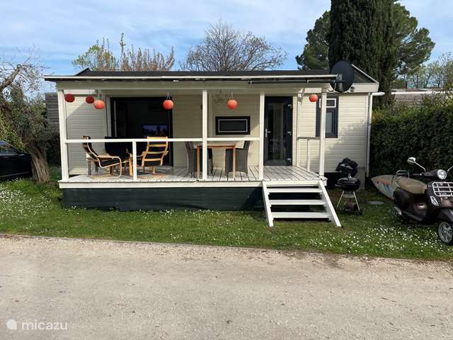 Holiday home in Italy, Lake Garda, Manerba Del Garda - chalet Chalet on luxury camping Fornella Airc
