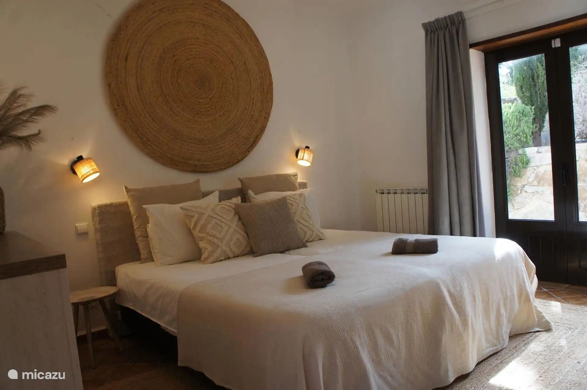 Puertas francesas a la terraza