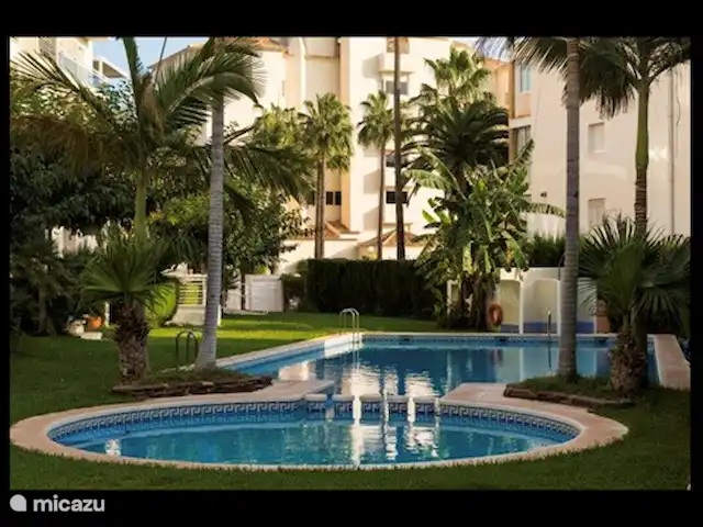 Finalbir en España, Costa Blanca, Albir - apartamento Jardín comunitario con piscina