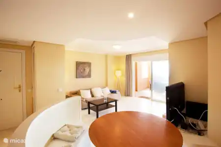 Vakantiehuis Spanje, Andalusië, Ojén appartement Appartement met ruim terras Woonkamer