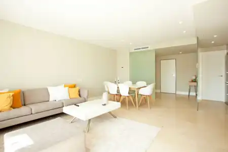 Vakantiehuis Spanje, Costa del Sol, Estepona appartement Modern appartement Estepona Woonkamer