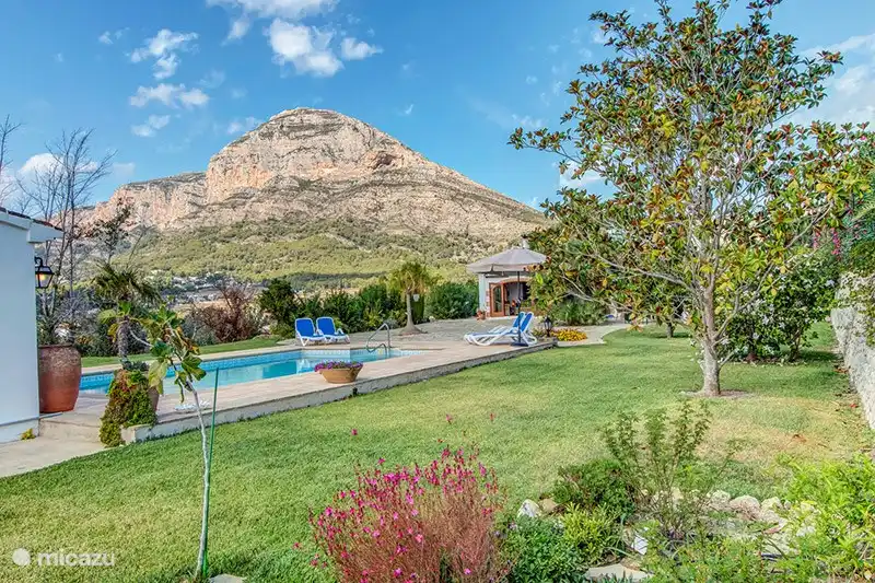 Vue sur la montagne Montgo (tête d'éléphant)
