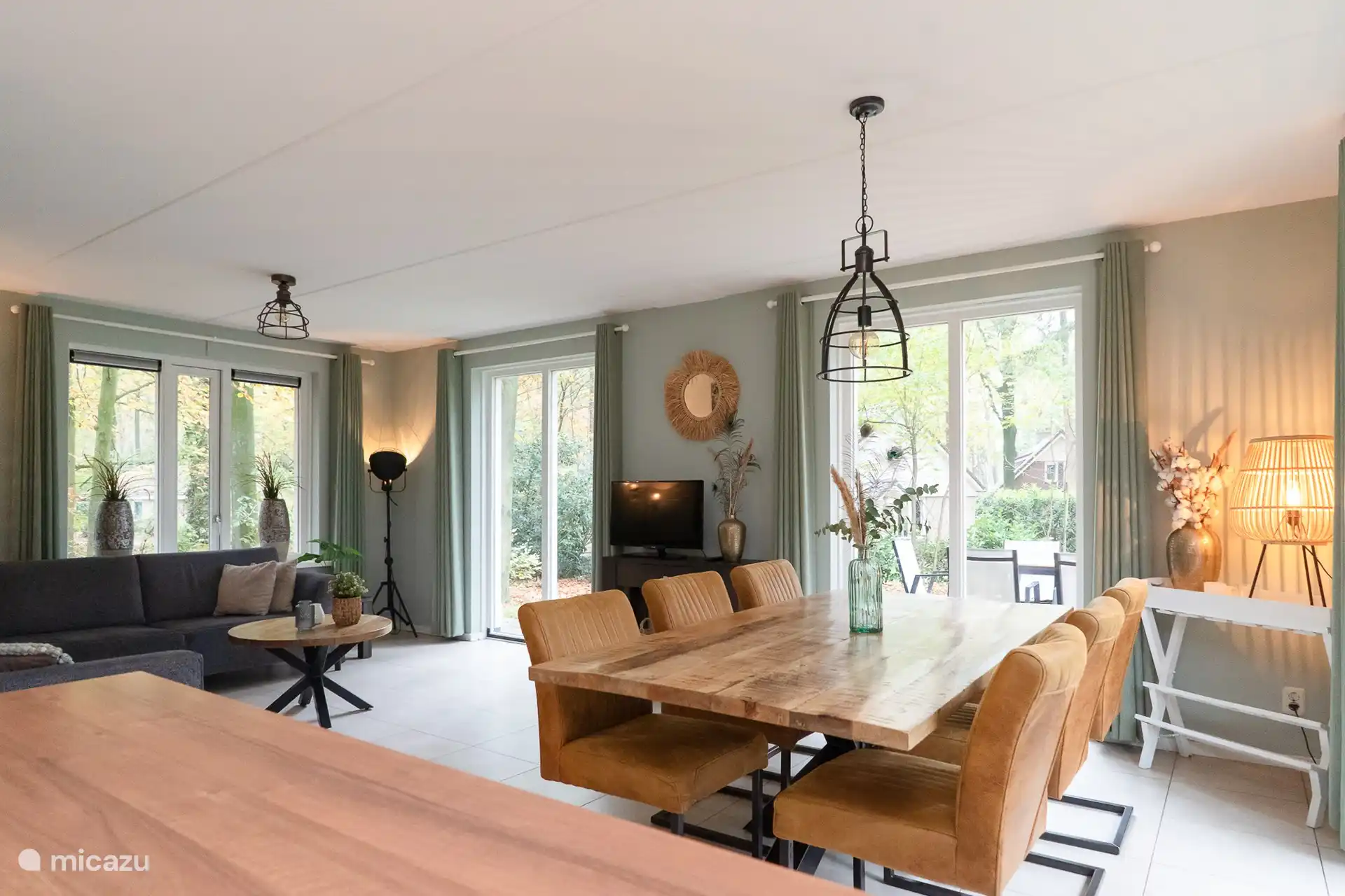 Notre salon confortable.