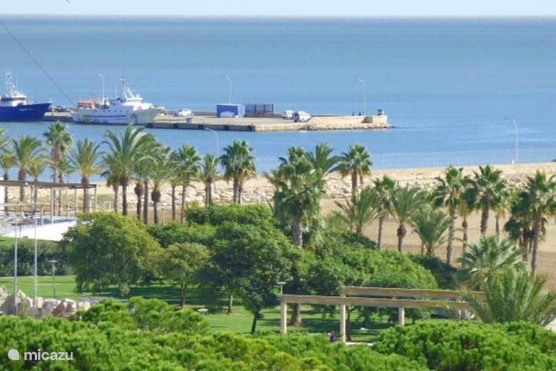 Vakantiehuis Spanje, Costa Dorada, Sant Carles de la Ràpita Appartement App.met uitzicht op zee en airco .