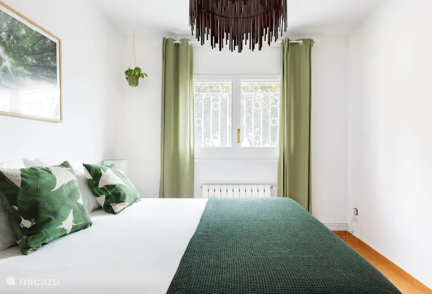 De Bos kamer met tweepersoonsbed en eigen kast. 