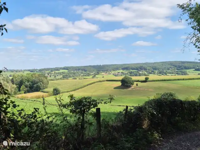 appartement huren in Nederland, Limburg, Mechelen – Studio Tweij & Vitsig uitzicht vanaf Overgeul