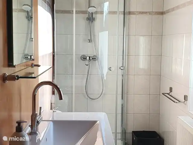 appartement huren in Nederland, Limburg, Mechelen – Studio Tweij & Vitsig badkamer