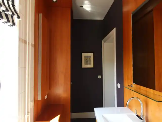 appartement huren in Nederland, Limburg, Mechelen – Studio Tweij & Vitsig badkamer