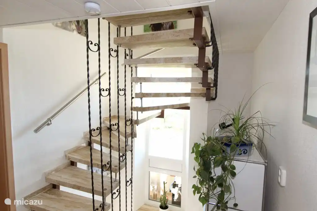 entrada de la escalera