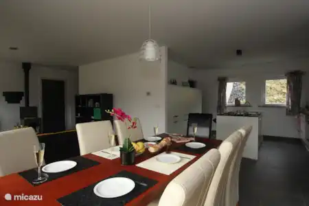 Vacation rental Belgium, Ardennes, Bouillon holiday house Pandora2 dining room