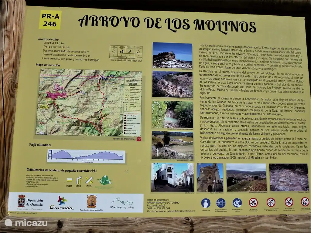 Wanderweg rund um Molino Mairena