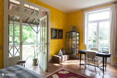 Vakantiehuis Frankrijk, Nièvre, Saint-Germain-des-Bois vakantiehuis Moulin du Merle, Franse watermolen Chambre du Soleil