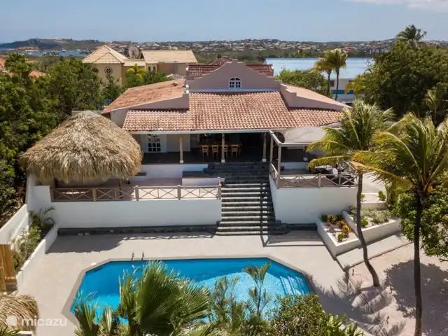 Location de Vacances Curaçao, Banda Ariba (est), Jan Thiel, villa - Villa Mangue Vue de dessus