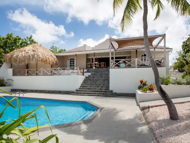 Location de Vacances Curaçao, Banda Ariba (est), Jan Thiel, villa - Villa Mangue Vue du jardin