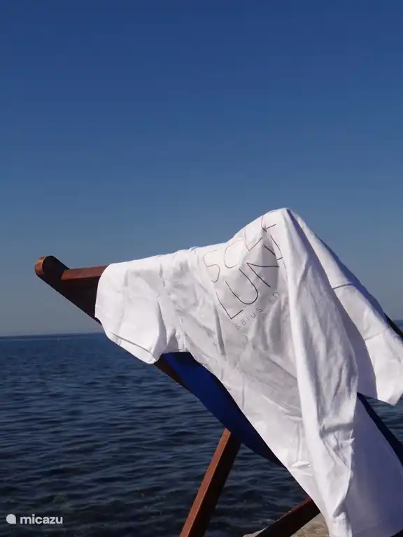 La silla de playa favorita de Lidia junto al mar