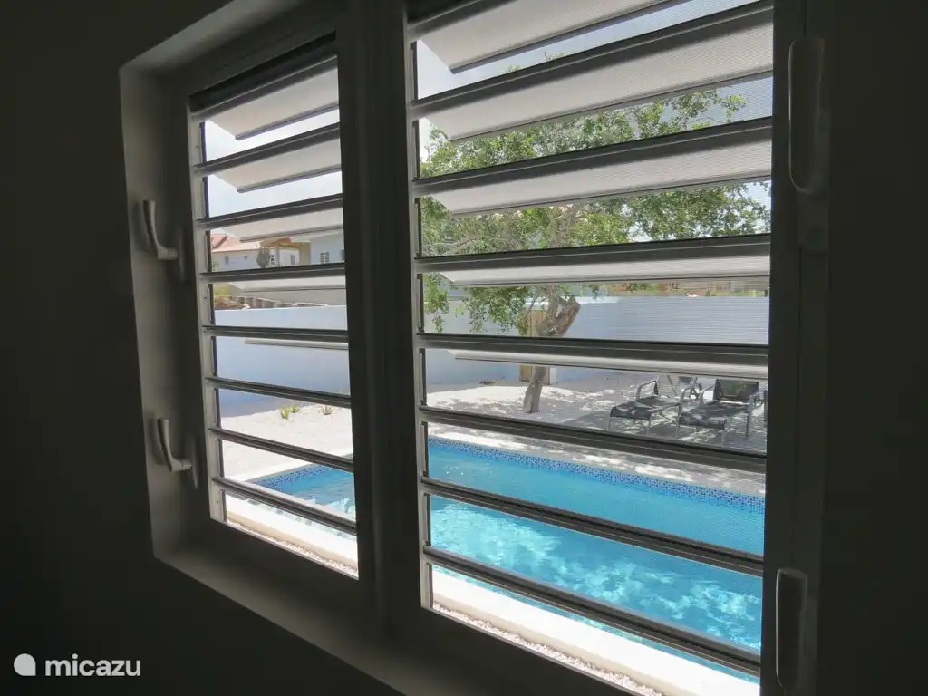 uitzicht vanuit slaapkamer
