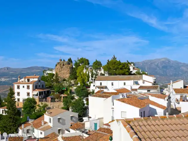 Location de Vacances Espagne, Costa del Sol, Comares, maison de vacances - Casa Bonita. Séjournez dans un village andalou typique blanchi à la chaux.