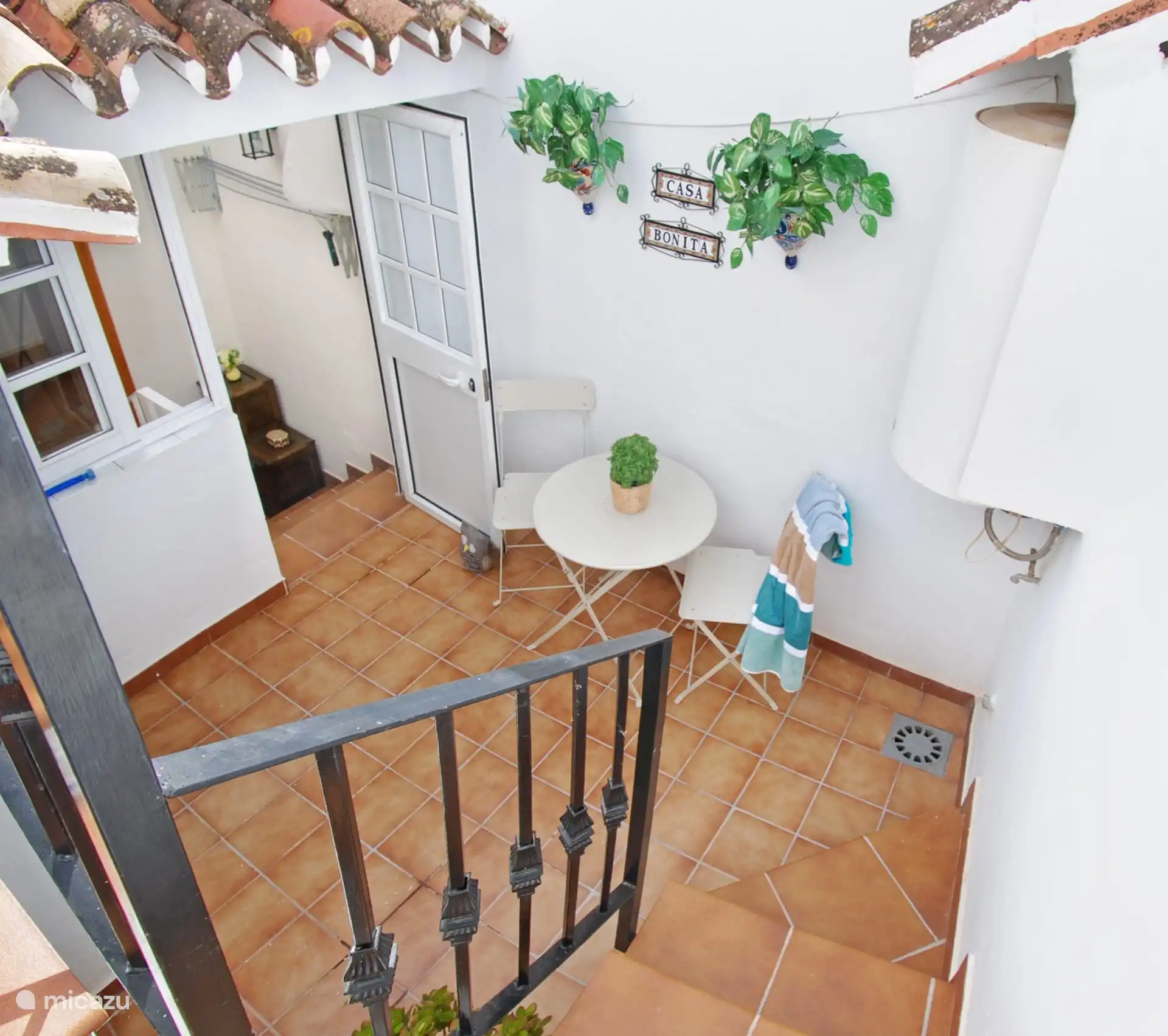 Casa Bonita con sus lindas áreas de descanso.