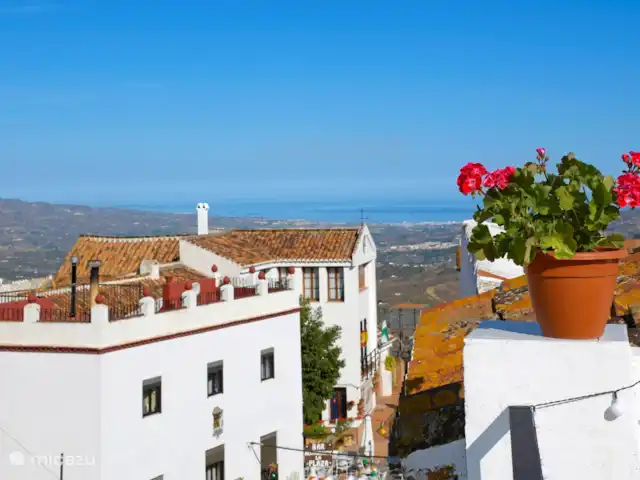 Location de Vacances Espagne, Costa del Sol, Comares, maison de vacances - Casa Bonita. Les vues jusqu’à la mer Méditerranée vous donnent un sentiment de liberté difficile à décrire.