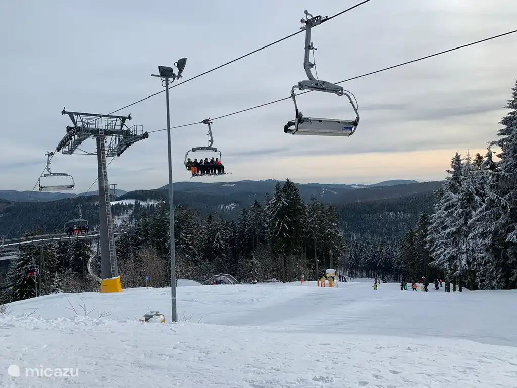 From the house, cross the street to directly enter the winter mountain ski area!