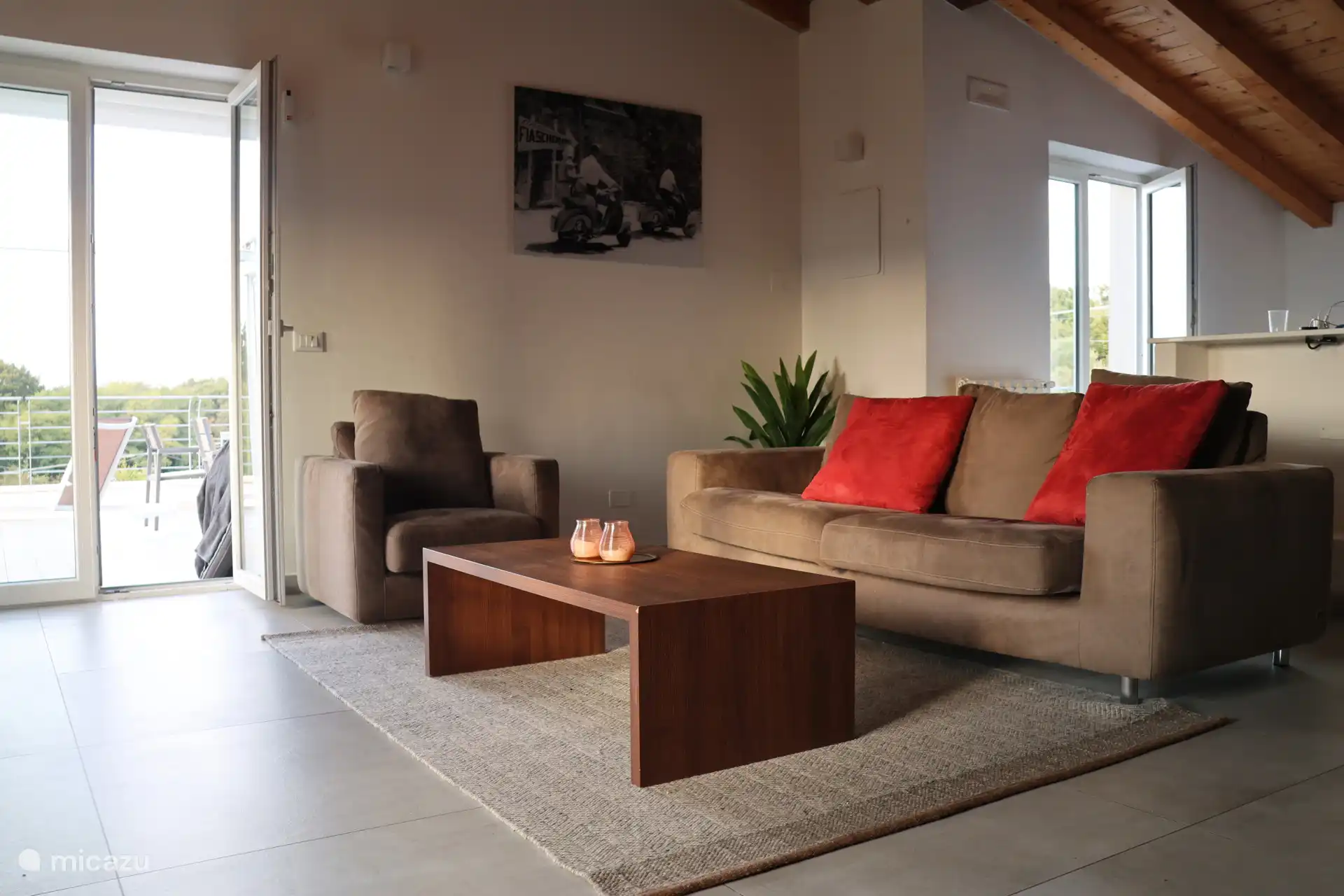 Salón con acceso a la terraza