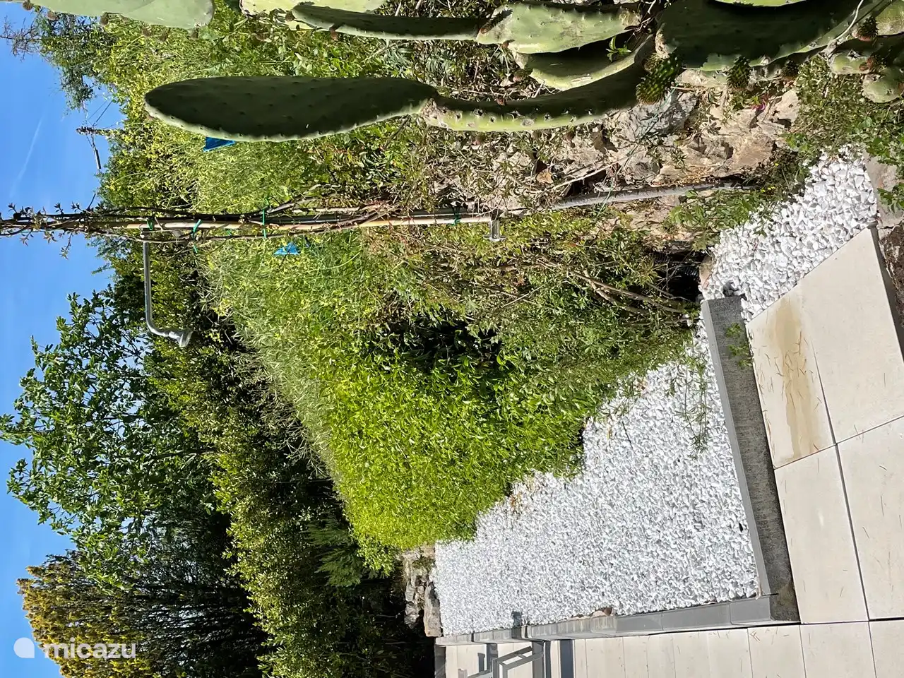 Außendusche am Pool