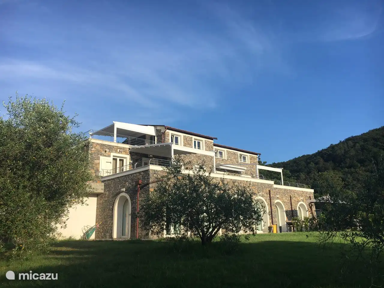 Das haus Penthouse ist die gesamte oberste Etage