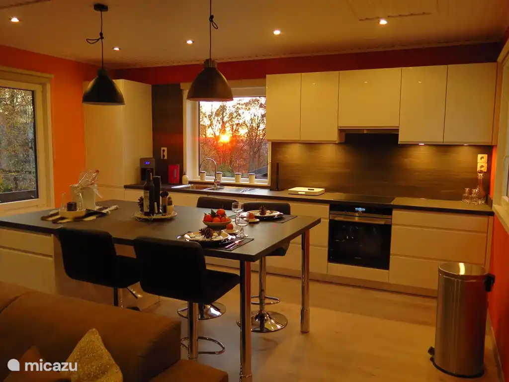 Spiek brandneue Küche mit allem Komfort