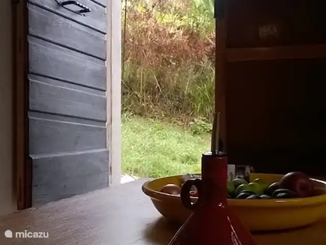 Location de Vacances Italie, Toscane, Borgo a Mozzano, maison de vacances - Ambra Semelle Porte d'entrée double rez-de-chaussée. Les deux panneaux peuvent s'ouvrir et se fermer