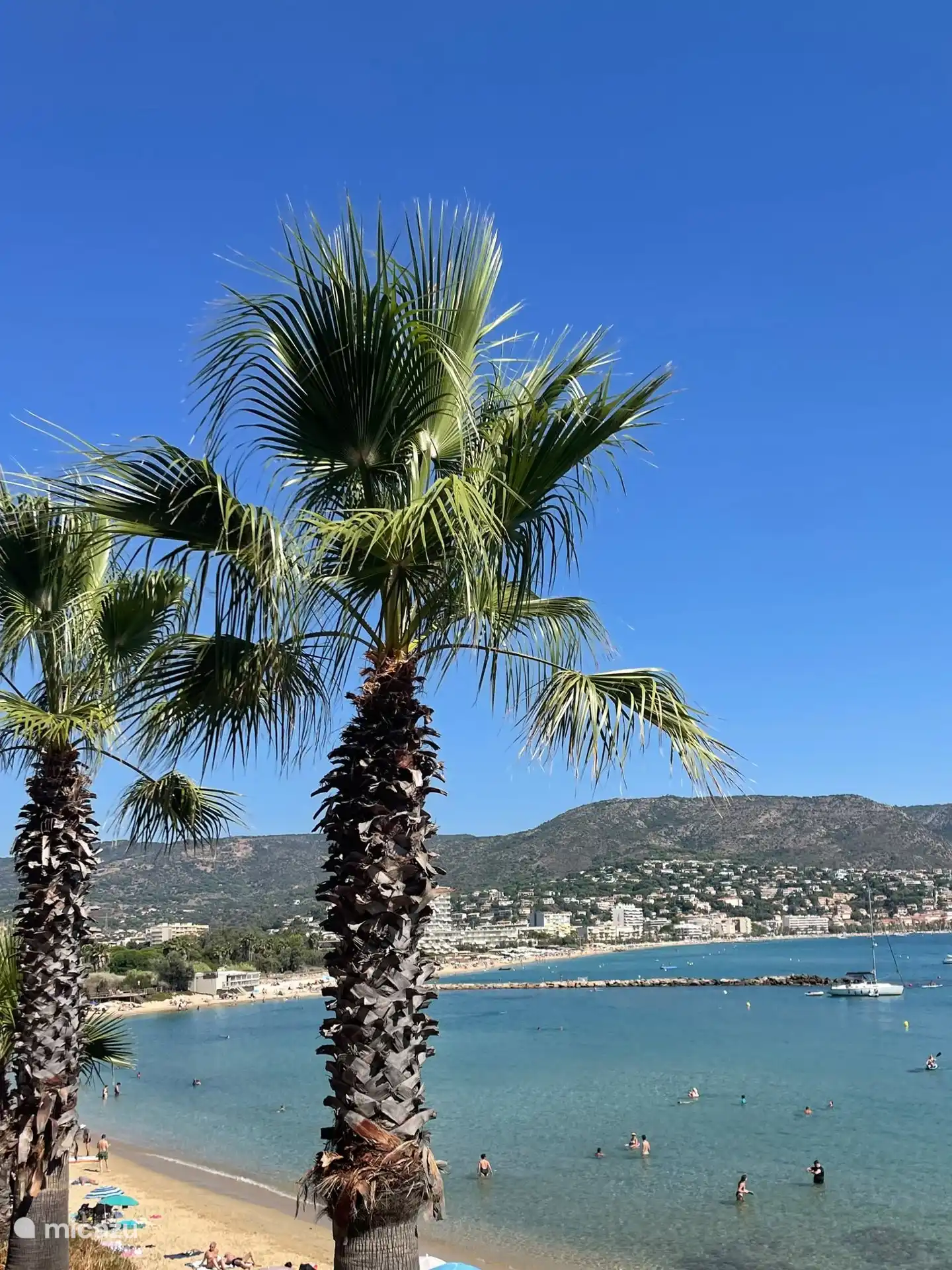 Strand, uitzicht op Le Lavandou